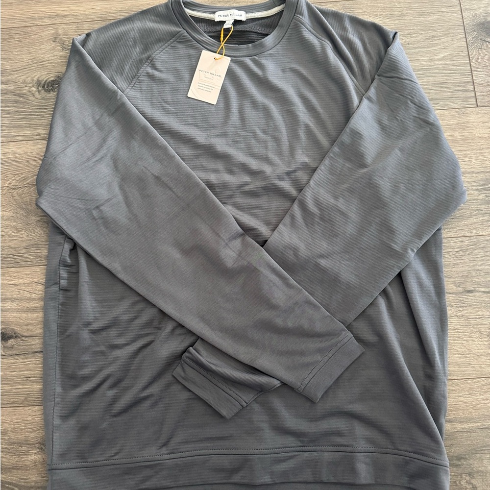 Peter Millar Gray Crew Neck
